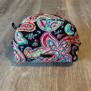 Vera Bradley multi-colored makeup bag